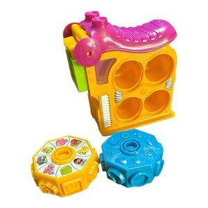 PLAY DOH Mega Fun Factory Replacement Pusher Part Molder  And Wheels Only